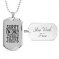 Jesus Today Christian Necklace Stainless Steel or 18k Gold Dog Tag 24" Chain-Express Your Love Gifts