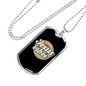 Jesus Vibes Christian Necklace Stainless Steel or 18k Gold Dog Tag 24" Chain-Express Your Love Gifts