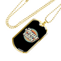 Jesus Vibes Christian Necklace Stainless Steel or 18k Gold Dog Tag 24" Chain-Express Your Love Gifts