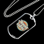 Jesus Vibes Christian Necklace Stainless Steel or 18k Gold Dog Tag 24" Chain-Express Your Love Gifts