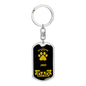 Jindo Keychain Stainless Steel or 18k Gold-Express Your Love Gifts