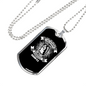 Joy In The Harvest Christian Necklace Stainless Steel or 18k Gold Dog Tag 24" Chain-Express Your Love Gifts