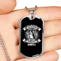 Joy In The Harvest Christian Necklace Stainless Steel or 18k Gold Dog Tag 24" Chain-Express Your Love Gifts