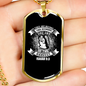 Joy In The Harvest Christian Necklace Stainless Steel or 18k Gold Dog Tag 24" Chain-Express Your Love Gifts