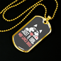 Just a Dog Girl Necklace Stainless Steel or 18k Gold Dog Tag 24" Chain-Express Your Love Gifts