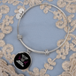 Just A Girl Cat Bracelet Stainless Steel or 18k Gold Circle Bangle-Express Your Love Gifts