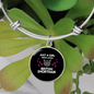 Just A Girl Cat Bracelet Stainless Steel or 18k Gold Circle Bangle-Express Your Love Gifts
