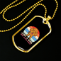 Just a Girl Necklace Stainless Steel or 18k Gold Dog Tag 24" Chain-Express Your Love Gifts