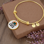 Just A Girl Who Loves Cats Bracelet Stainless Steel or 18k Gold Circle Bangle-Express Your Love Gifts