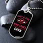 Just A Girl who Loves Cats Hearts Necklace Stainless Steel or 18k Gold Dog Tag 24-Express Your Love Gifts