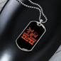 Just a Girl Who Loves Dogs Necklace Stainless Steel or 18k Gold Dog Tag 24" Chain-Express Your Love Gifts