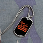 Just a Girl Who Loves Dogs Necklace Stainless Steel or 18k Gold Dog Tag 24" Chain-Express Your Love Gifts