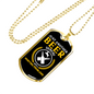 Just Another Beer Hunting Necklace Stainless Steel or 18k Gold Dog Tag 24" Chain-Express Your Love Gifts