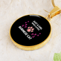 Just Burmese Cat Circle Necklace Stainless Steel or 18k Gold 18-22"-Express Your Love Gifts