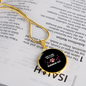 Just Burmese Cat Circle Necklace Stainless Steel or 18k Gold 18-22"-Express Your Love Gifts
