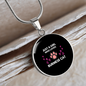Just Burmese Cat Circle Necklace Stainless Steel or 18k Gold 18-22"-Express Your Love Gifts
