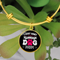 Just Dog Mom Bracelet Stainless Steel or 18k Gold Circle Bangle-Express Your Love Gifts