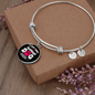 Just Dog Mom Bracelet Stainless Steel or 18k Gold Circle Bangle-Express Your Love Gifts