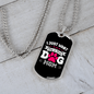 Just Dog Mom Necklace Stainless Steel or 18k Gold Dog Tag 24" Chain-Express Your Love Gifts