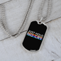 Just Hold Crypto Necklace Stainless Steel or 18k Gold Dog Tag 24" Chain-Express Your Love Gifts