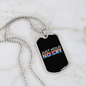 Just Hold Crypto Necklace Stainless Steel or 18k Gold Dog Tag 24" Chain-Express Your Love Gifts