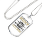 Just Let Me Hunt Necklace Stainless Steel or 18k Gold Dog Tag 24" Chain-Express Your Love Gifts