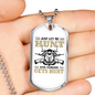 Just Let Me Hunt Necklace Stainless Steel or 18k Gold Dog Tag 24" Chain-Express Your Love Gifts
