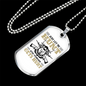 Just Let Me Hunt Necklace Stainless Steel or 18k Gold Dog Tag 24" Chain-Express Your Love Gifts
