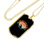 Just Need To Ride My Bike Cycling Necklace Stainless Steel or 18k Gold Dog Tag 24"-Express Your Love Gifts