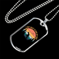 Just Need To Ride My Bike Cycling Necklace Stainless Steel or 18k Gold Dog Tag 24"-Express Your Love Gifts