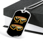 Just Ride Cycling Necklace Stainless Steel or 18k Gold Dog Tag 24"-Express Your Love Gifts