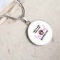 Just Sphynx Cat Circle Necklace Stainless Steel or 18k Gold 18-22"-Express Your Love Gifts