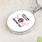 Just Sphynx Cat Circle Necklace Stainless Steel or 18k Gold 18-22"-Express Your Love Gifts