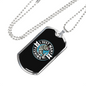 Just Want To Go Fishing Necklace Stainless Steel or 18k Gold Dog Tag 24" Chain-Express Your Love Gifts