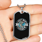 Just Want To Go Fishing Necklace Stainless Steel or 18k Gold Dog Tag 24" Chain-Express Your Love Gifts
