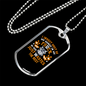 Just Wastes The Rest Trucker Dog Tag Stainless Steel or 18k Gold 24" Chain-Express Your Love Gifts