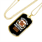 Keep Calm and Pet a Dog White Necklace Stainless Steel or 18k Gold Dog Tag 24" Chain-Express Your Love Gifts