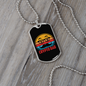 Keep Calm Bitcoin Crypto Necklace Stainless Steel or 18k Gold Dog Tag 24" Chain-Express Your Love Gifts