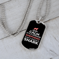 Keep Calm German Shepherd Necklace Stainless Steel or 18k Gold Dog Tag 24" Chain-Express Your Love Gifts