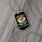 Keep Calm Siberian Necklace Stainless Steel or 18k Gold Dog Tag 24" Chain-Express Your Love Gifts