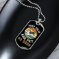 Keep Calm Siberian Necklace Stainless Steel or 18k Gold Dog Tag 24" Chain-Express Your Love Gifts