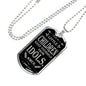 Keep from Idols 1 John 5:21 Necklace Stainless Steel or 18k Gold Dog Tag W 24"-Express Your Love Gifts