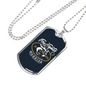 Keep The Strength Firefighter Gift Stainless Steel or 18k Gold Dog Tag 24" Chain-Express Your Love Gifts