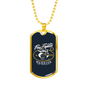 Keep The Strength Firefighter Gift Stainless Steel or 18k Gold Dog Tag 24" Chain-Express Your Love Gifts