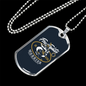 Keep The Strength Firefighter Gift Stainless Steel or 18k Gold Dog Tag 24" Chain-Express Your Love Gifts