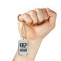 Keep Your Heart Christian Necklace Stainless Steel or 18k Gold Dog Tag 24" Chain-Express Your Love Gifts