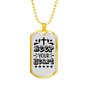 Keep Your Heart Cross Christian Necklace Stainless Steel or 18k Gold Dog Tag 24" Chain-Express Your Love Gifts