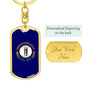Kentucky State Flag Keychain Dog Tag Stainless Steel or 18k Gold-Express Your Love Gifts