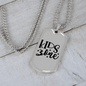 Kids Zone Necklace Stainless Steel or 18k Gold Dog Tag 24" Chain-Express Your Love Gifts