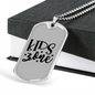 Kids Zone Necklace Stainless Steel or 18k Gold Dog Tag 24" Chain-Express Your Love Gifts